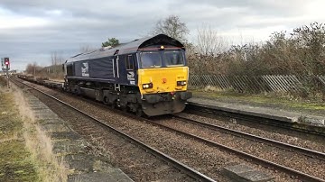 66122 4Z26 (425S) DRS 0742 Kingmoor Siding DRS-Doncaster West Yard passing through Church Fenton