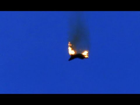 Air disaster two Eurofighter Typhoon crash in near Jabel, Müritz region ...