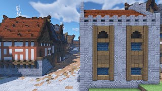 Let&#39;s build a Medieval City | Episode 13: The blacksmith&#39;s shop &amp; House | Minecraft Timelapse