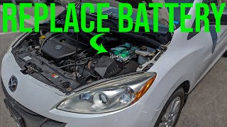 How to [EASILY] Replace the Battery - Mazda 5 (2011-2017)