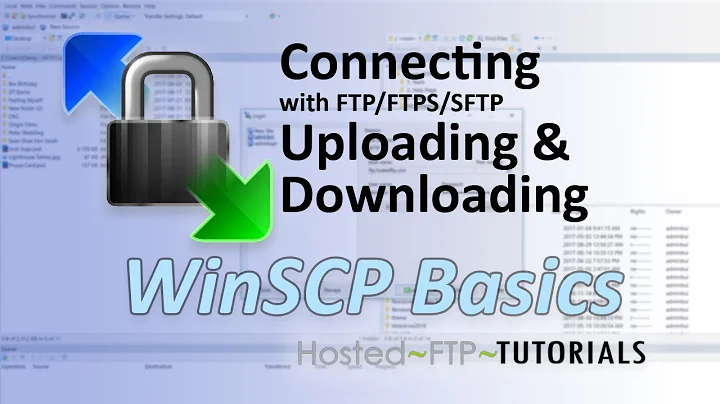 WinSCP Tutorial - Connecting with FTP, FTPS, SFTP, uploading and downloading