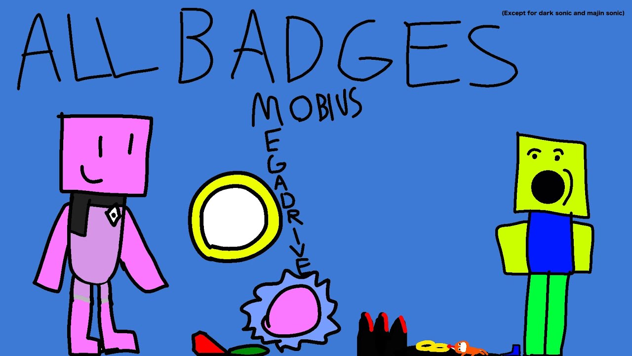 HOW TO GET ALL THE BADGES IN SONIC RP MOBIUS MEGADRIVE (credits in description)