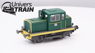 HO] : Locotracteur MOYSE 32 TDE, SNCF Vert 306, Traverse rouge, phare Marchal, ANALOGIQUE - REE