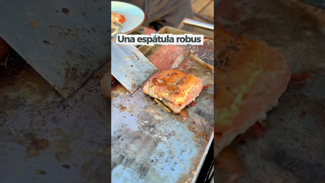 Plancha y espátula truken