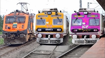Howrah-Barddhaman Chord Line EMU Local Train & Amrit Bharat Exp Spotting at Nabagram Station | ER