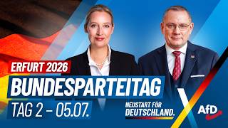 AfD Bundesparteitag in Erfurt - Tag 2