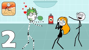 Help Him: Tricky Brain  - All Levels 26-50 - Stickman Tricky Brain Game - Gameplay Walkthrough