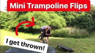 Mini Trampoline Flips!! (Gone Stupid)