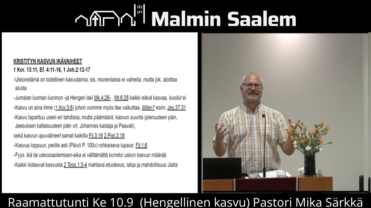 Hengellisen kasvun ikävaiheet (osa 1) - Mika Särkkä