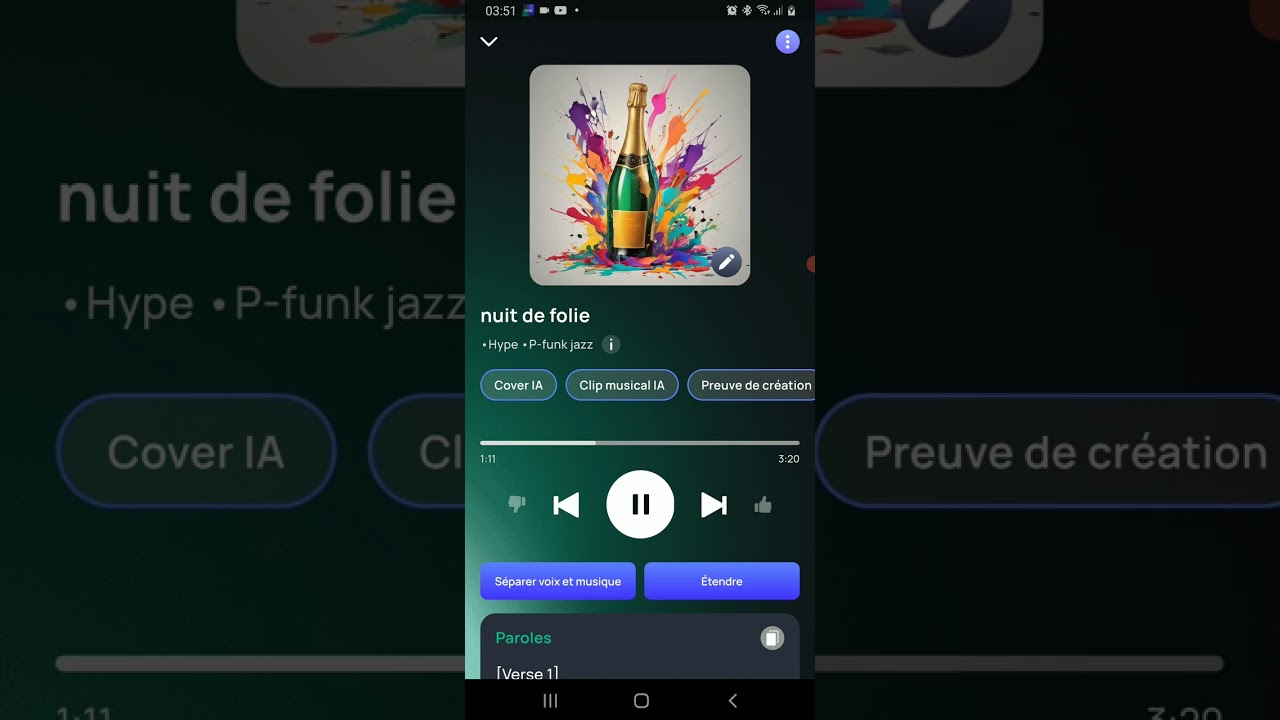 Music AI (nuit de folie)