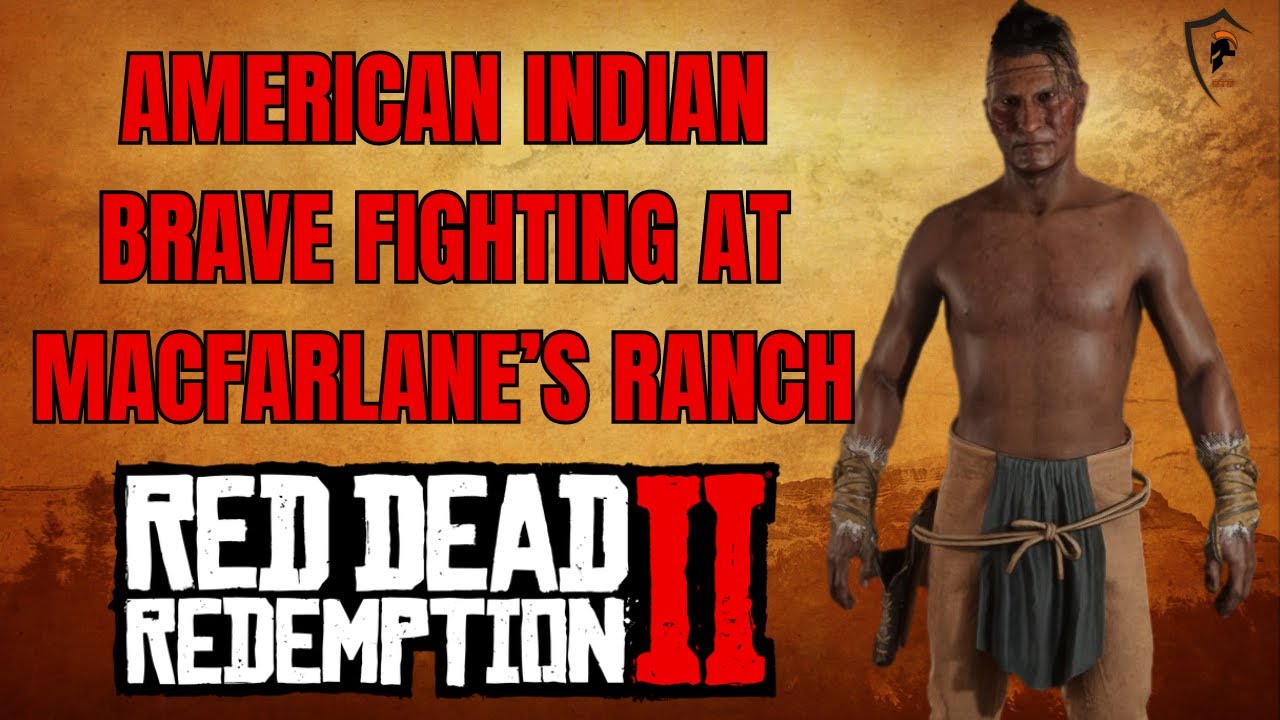 A Wapiti Brave Striking Back Against the Enemy at Macfarlane's Ranch