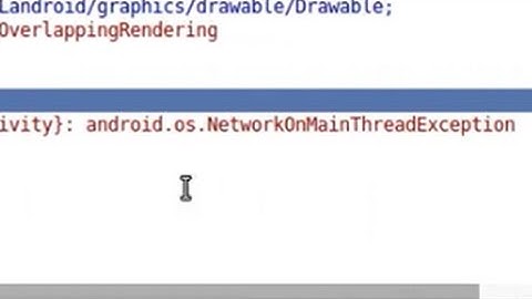 Android Studio Error - android.os.NetworkOnMainThreadException