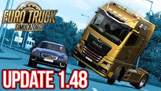 UPDATE 1.48: ABS, KONTROLA TRAKCE A REWORK SEVERU NĚMECKA! | Euro Truck Simulator 2 #258