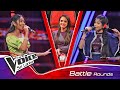 Gayana vs Hazeena | Ron Suwada Dena (රොන් සුවඳ දෙන) | Battle Rounds | The Voice Sri Lanka