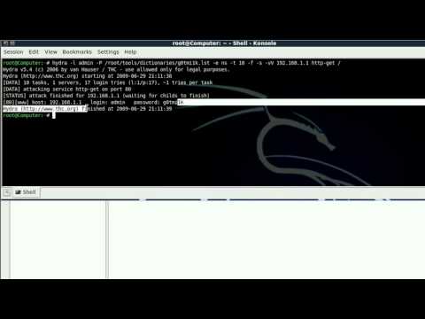 hack wifi with Hydra in linux