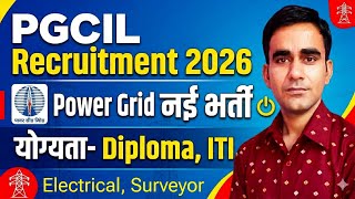 Pgcil Recruitment 2026 Power Grid Vacancy Diploma Iti 2026 Pgcil Dt Jtt Vacancy 2026