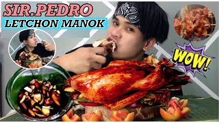 BUYING AND EATING  ONE WHOLE LETCHON MANOK Sr.Pedro VERSION | MUKBANG