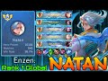 95.7% Win Rate Natan (Double Gameplay) NonStop MANIAC   SAVAGE - Top 1 Global Natan by Enzen. - MLBB