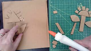 Cardboard Collagraph Part 1