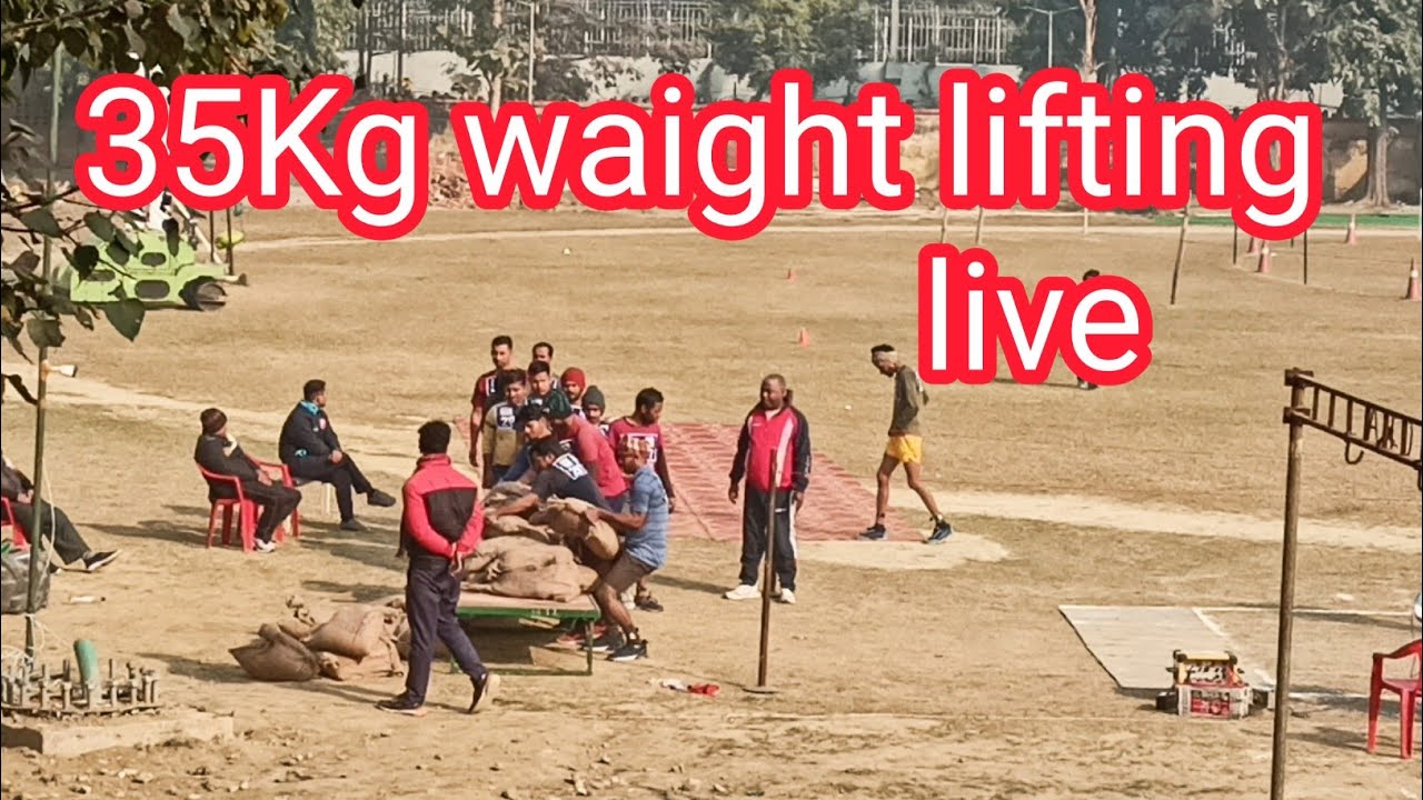 35kg waight lifting Railway group D live pet Northern Railway stadium Charbagh Lucknow 