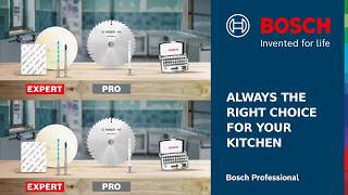 Explore Bosch Professional Three Performance Classes of Accessories for Carpenters