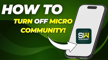 How to Disable Micro Community on Sunwaves (Quick & Easy Guide)