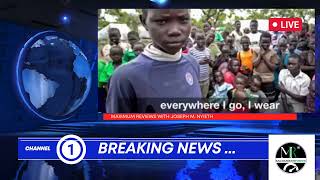 The Young South Sudanese Boy in Refugee Camp Having Ambition To Be A President.