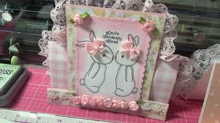 Sock Bunny Easter Cards From Impression Obsession! #satmornmakes 3/18/23