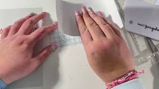 Creating acetate dividers for December Daily | HTVRont Vinyl | ScrappyNerdUK