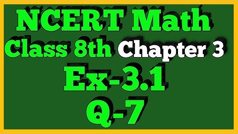 Q 7-Ex 3.1-Understanding Quadrilaterals-NCERT Maths Class 8th-Chapter3|