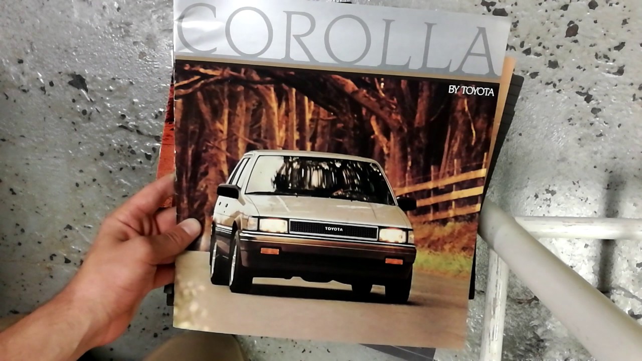 My Toyota Car Brochure Collection