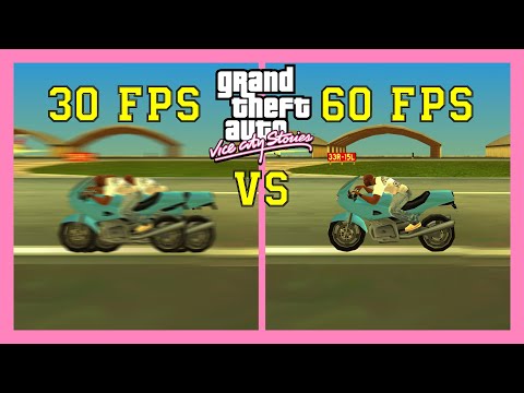 How to get REAL 60FPS in GTA: Vice City Stories (Cheats) | plus 30FPS vs 60FPS comparison