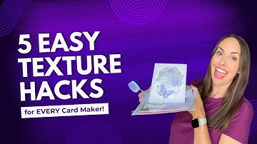5 Genius Ways to Add Texture and Depth to Cards | Heat Embossing, Ink Blending & More!