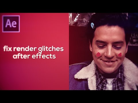 HOW TO FIX RENDER GLITCHES | after effects