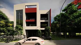 Lumion 8 Rendering / The Church in Sihanouk Ville
