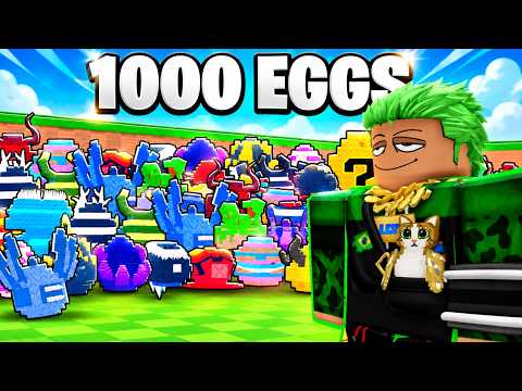I OPENED 1000 EGGS in the NEW STEAL AN EGG UPDATE… AND THIS HAPPENED!