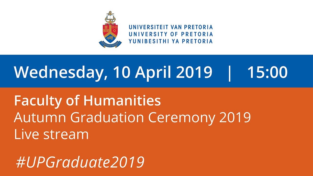 Faculty of Humanities Graduation Ceremony 15:00, 10 April 2019 - YouTube