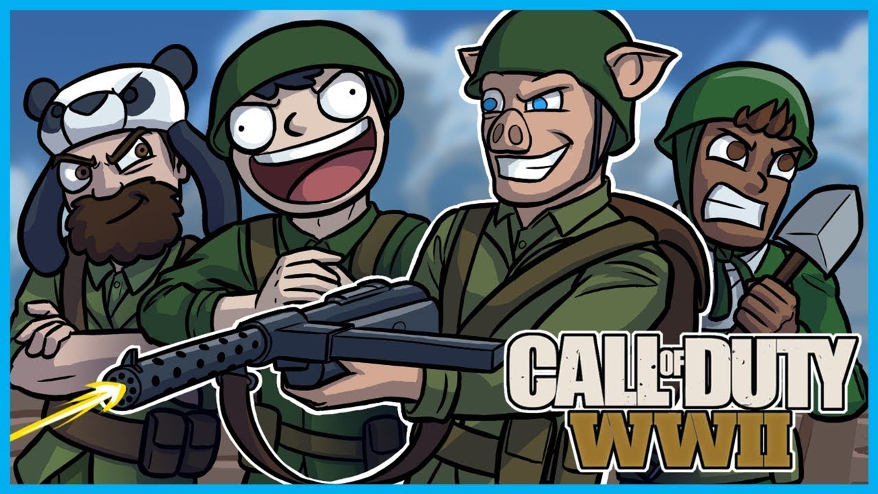 THE SWEATY 2 HOURS! - Call of Duty: World War II Multiplayer Gameplay Fun  w/ Friends! (COD WW2) - 