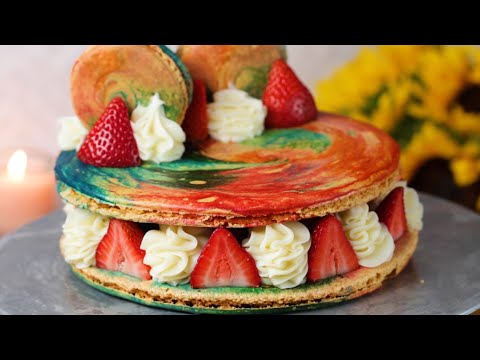 Tie-Dye Macaron Cake 5th Birthday Recipe Remix  Tasty Recipes
