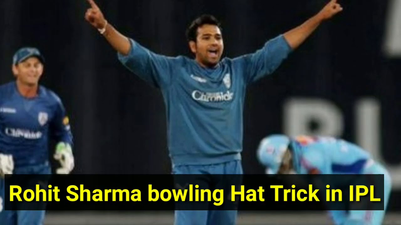 Rohit Sharma bowling Hat trick in ipl Video 🤘😊 YouTube