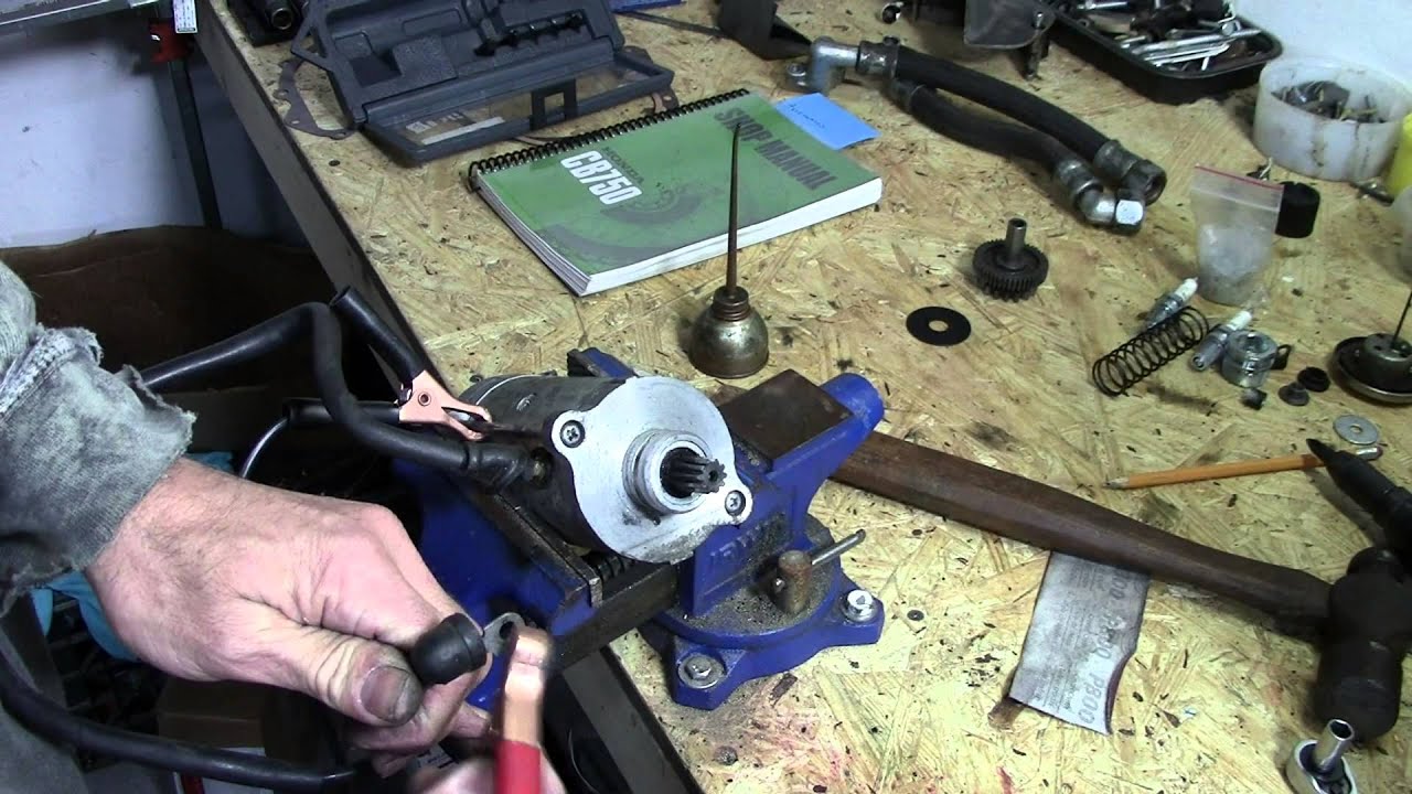 73 Honda CB750 Custom Build Part 20 - Starter & Alternator
