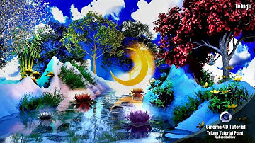 Cinema 4D Tutorial | Create Amazing Nature Landscapes | 2021|Forest Scene
