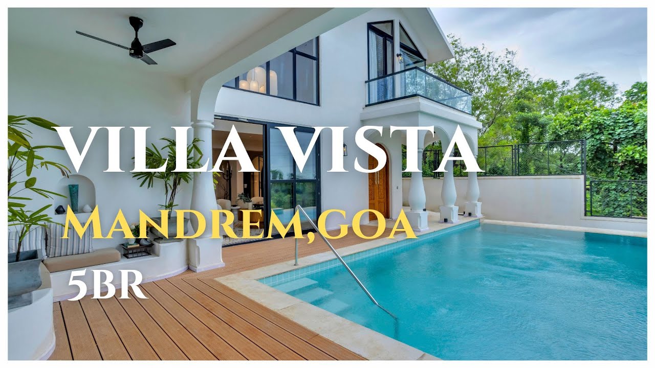 Luxury 5 BHK Villa with Private Pool in Mandrem, Goa |GVS Villa Vista For Sale