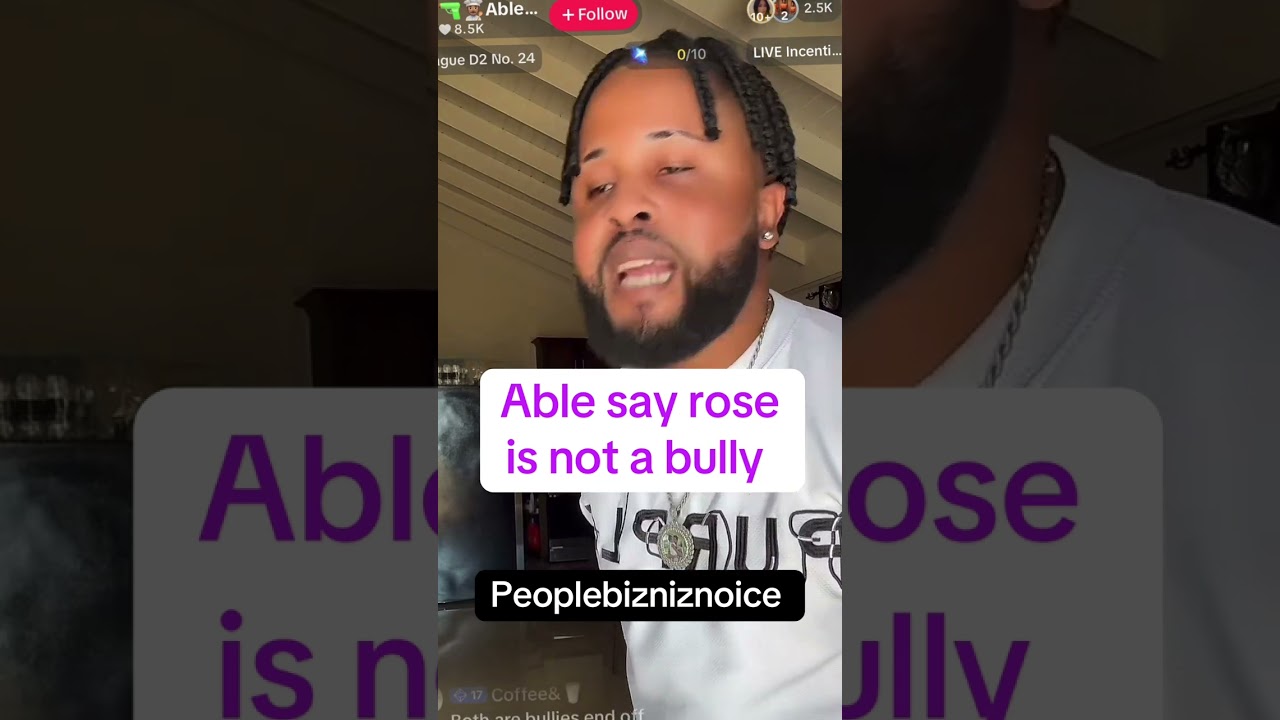 Able say rose is not a bully