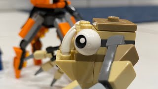 RackaRacka “Supermarket food fight” recreated with Lego Mixels