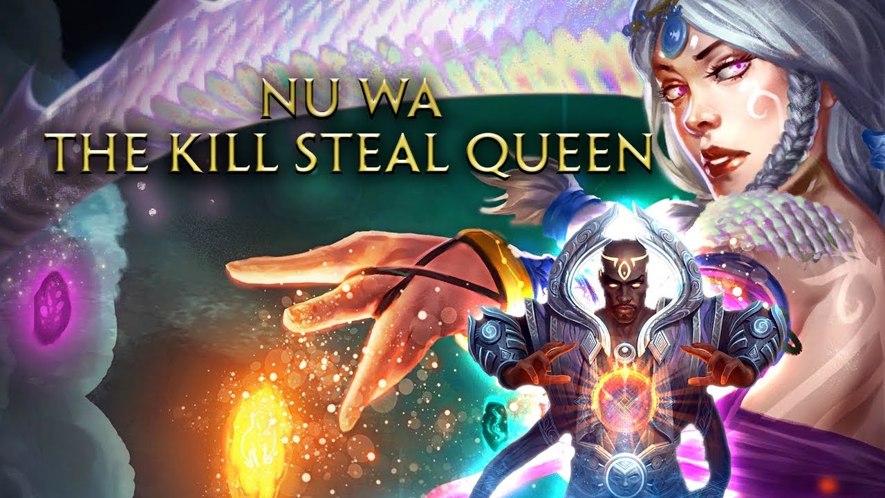 Olurun & NuWa the kill steal queen  | Smite | Clip by tiduskey