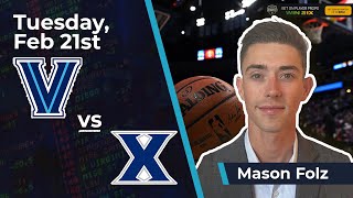 Villanova vs. Xavier Prediction, 2/21/23: NCAAB Free Betting Pick From Mason Folz