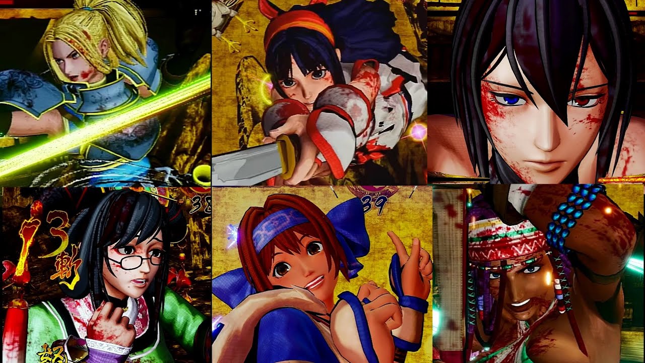 サムライスピリッツ オール女性キャラ秘奥義 スイッチ版 Samurai Spirits All Female Characters Hiougi Nintendo Switch Youtube