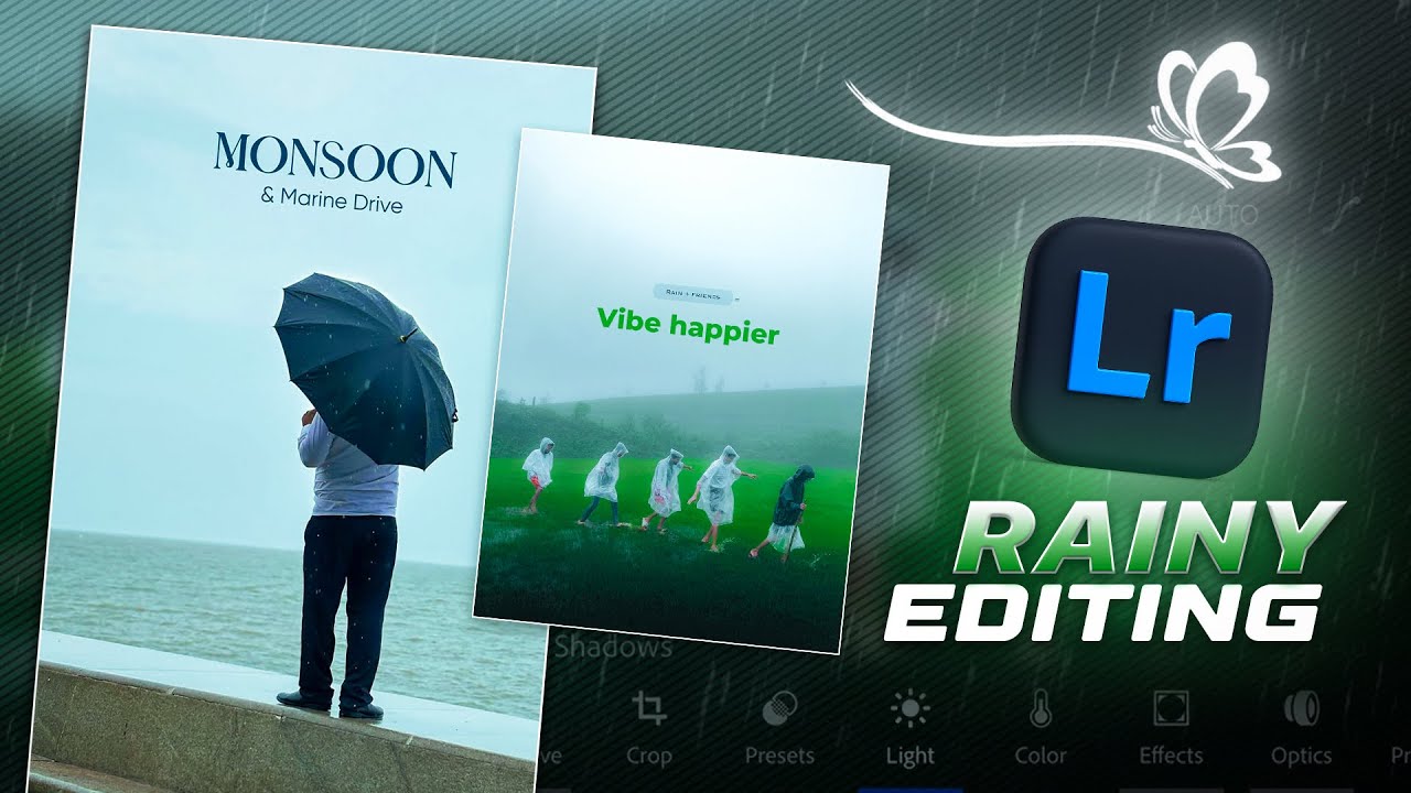 Lightroom Rainy Day Photo Editing | Cinematic Monsoon Edit on Mobile