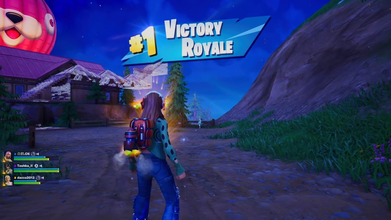 Fortnite Chapter 7 Season 1 PJ Skin Squad Win PS5 